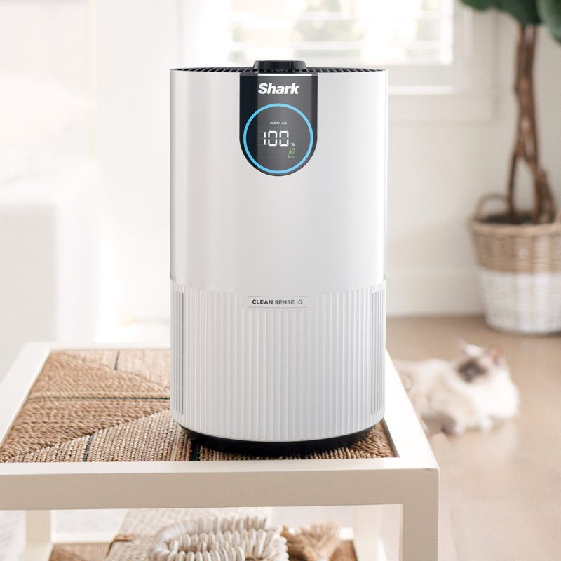 Shark HP132 Clean Sense Air Purifier with Odor Neutralizer Technology HEPA Filter 500 sq. ft.White